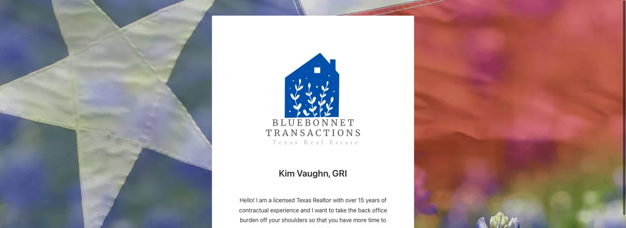Bluebonnet Transactions cover