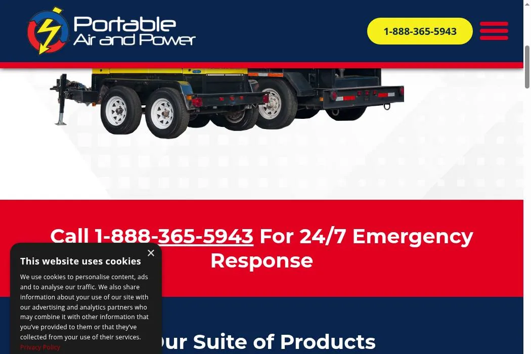 Portable Air and Power cover