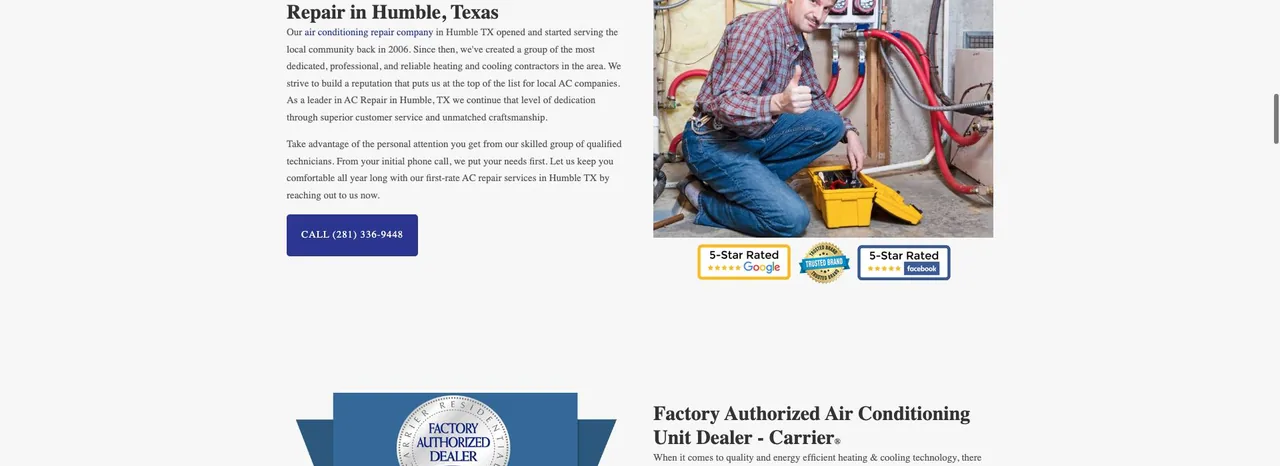 Humble AC Repair Pros cover