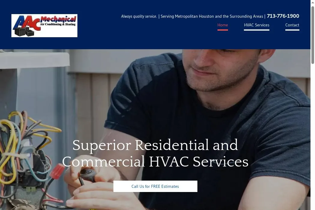 AAC Mechanical Air Conditioning & Heating Inc. cover