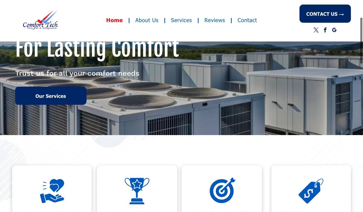 Comfort Tech Heat, Air & Refrigeration cover