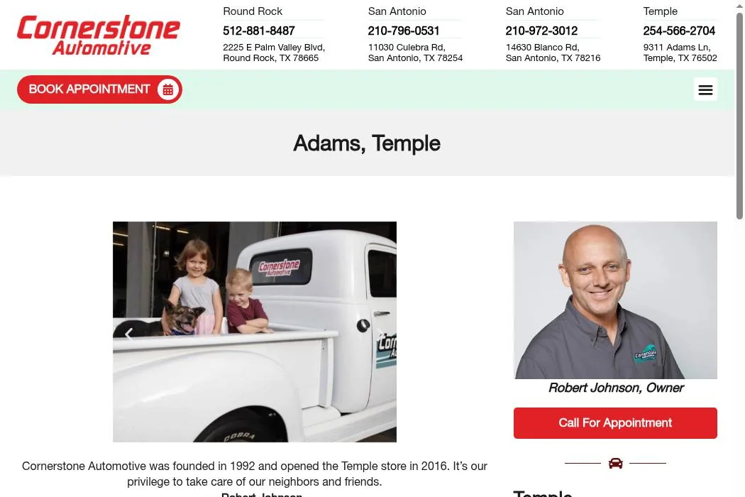 Cornerstone Automotive cover