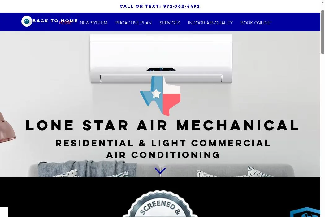 Lone Star Air Mechanical cover