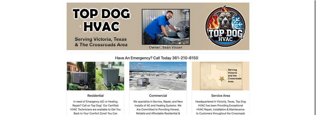 Top Dog HVAC cover
