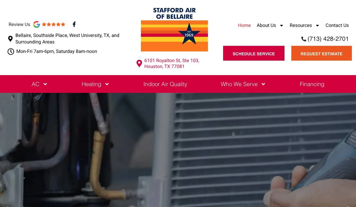 Stafford Air of Bellaire cover