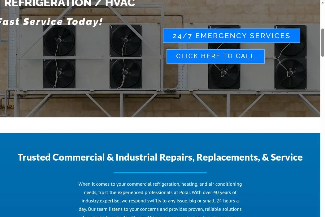 Polar Refrigeration, Heating & Air cover