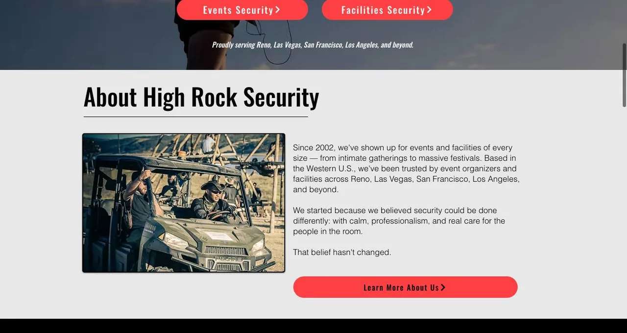 High Rock Security cover