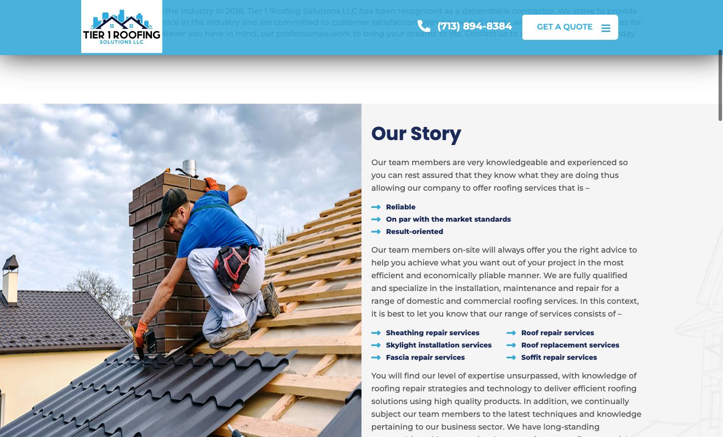 Tier 1 Roofing Solutions cover