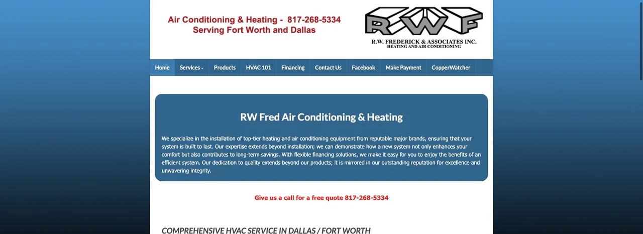 R.W. Frederick and Associates cover
