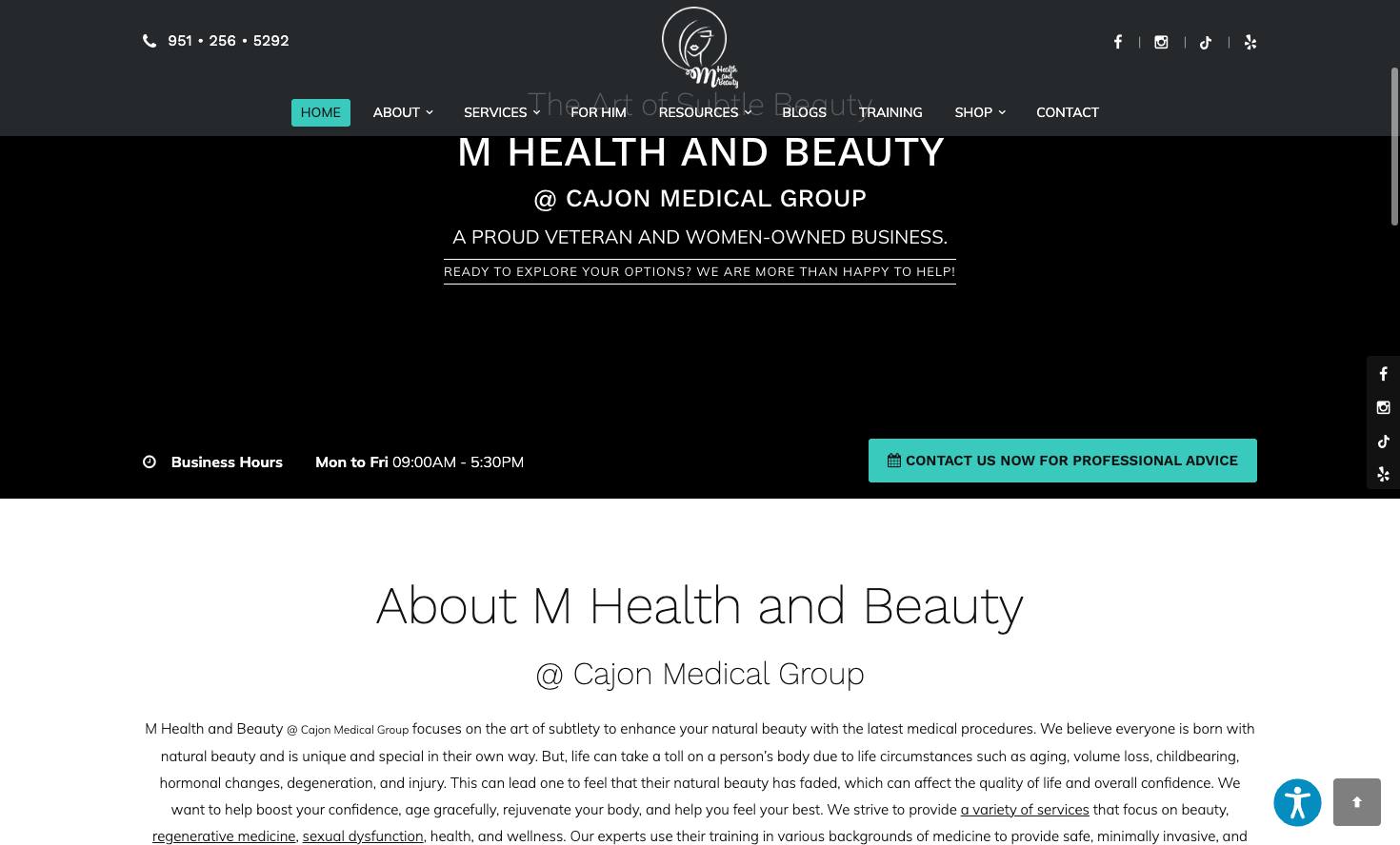 M Health and Beauty @ Cajon Medical Group cover