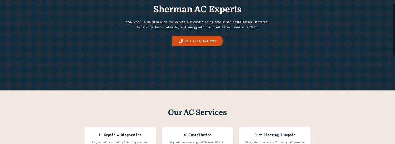 Sherman AC Experts cover