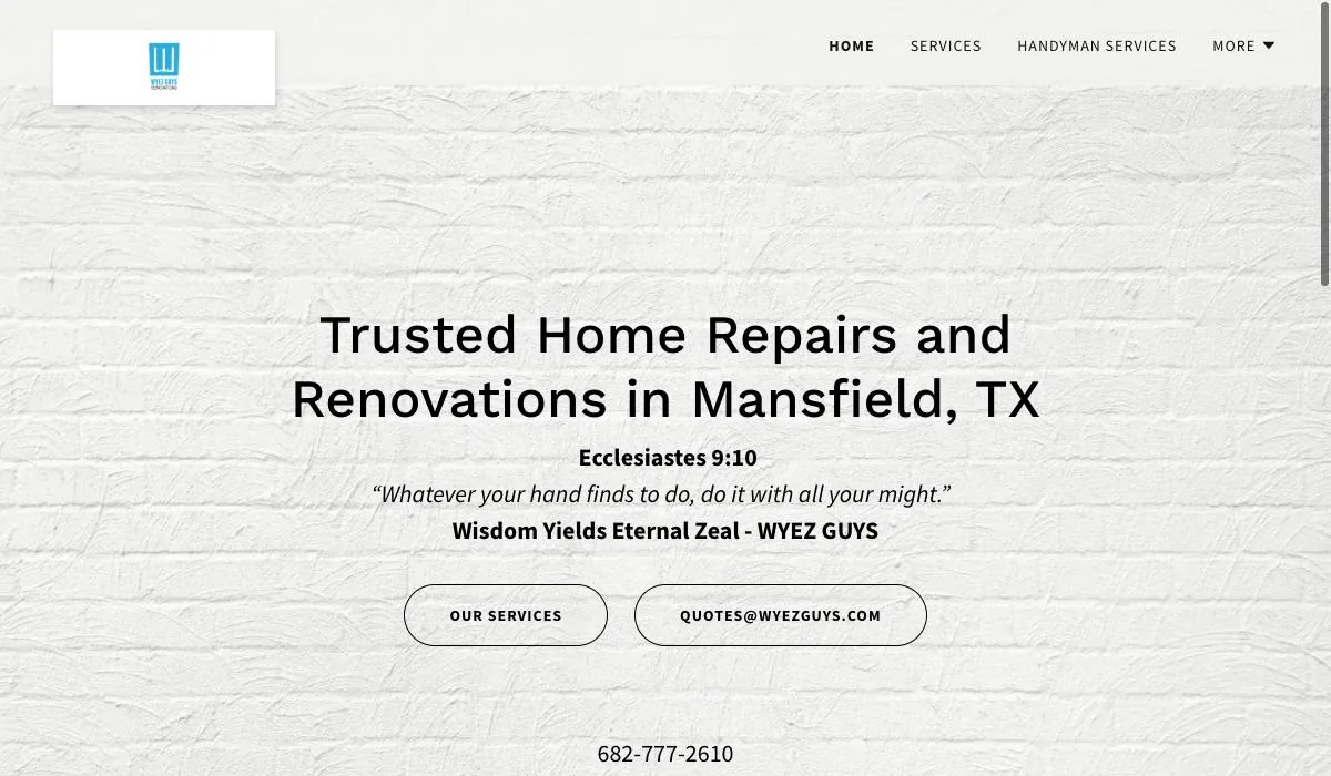 Wyez Guys Renovations cover