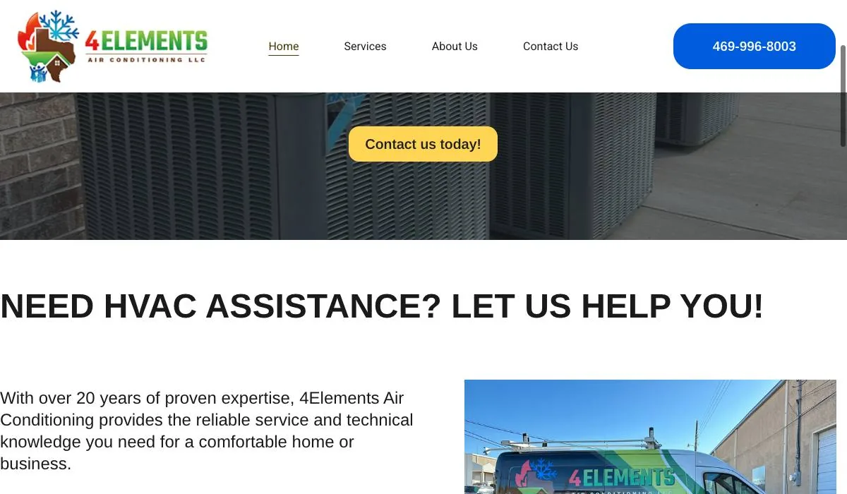 4 Elements Air Conditioning LLC cover