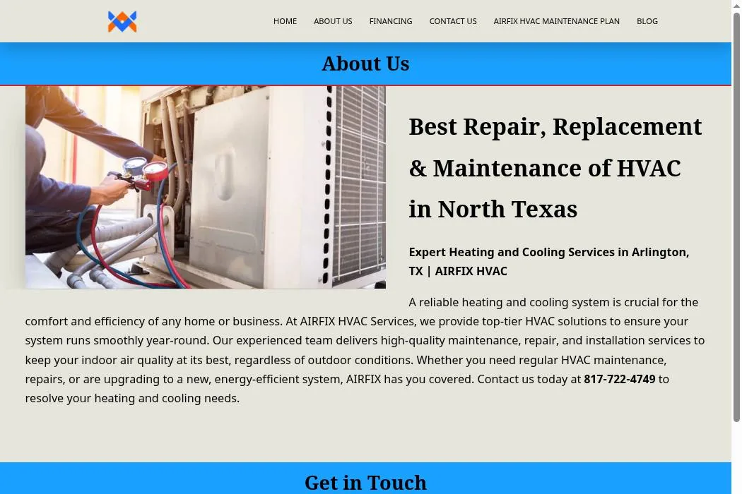 AIRFIX HVAC SERVICES, INC. cover
