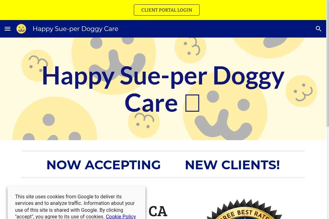 Happy Sue-per Doggy Care cover