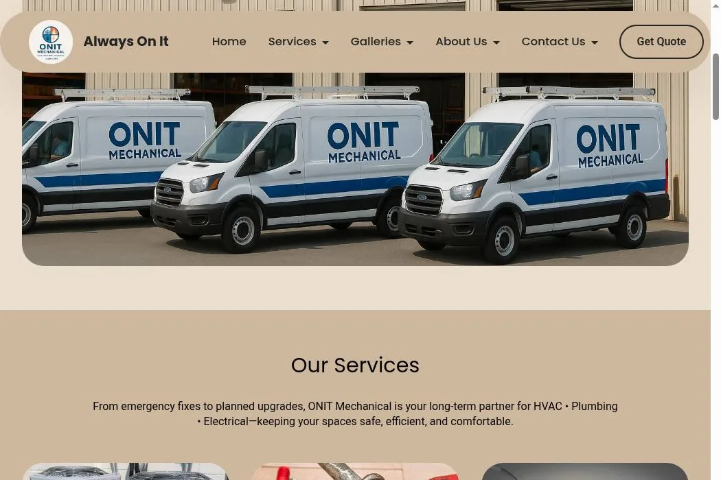 ONIT Mechanical cover