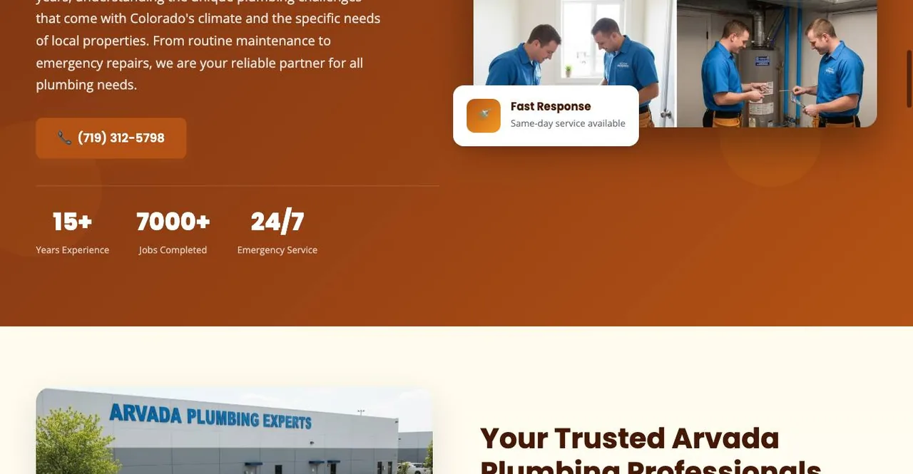 Arvada Plumbing Experts cover