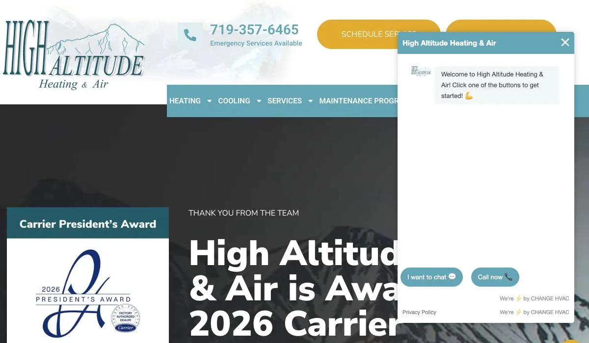 High Altitude Heating & Air cover