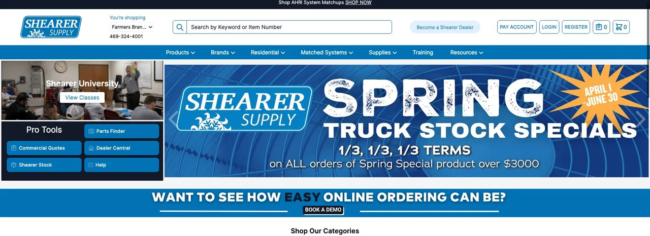 Shearer Supply cover