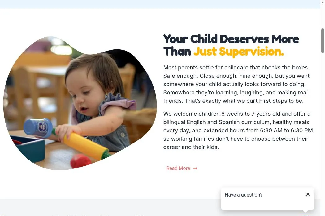 First Steps Bilingual Preschool & Child Care cover