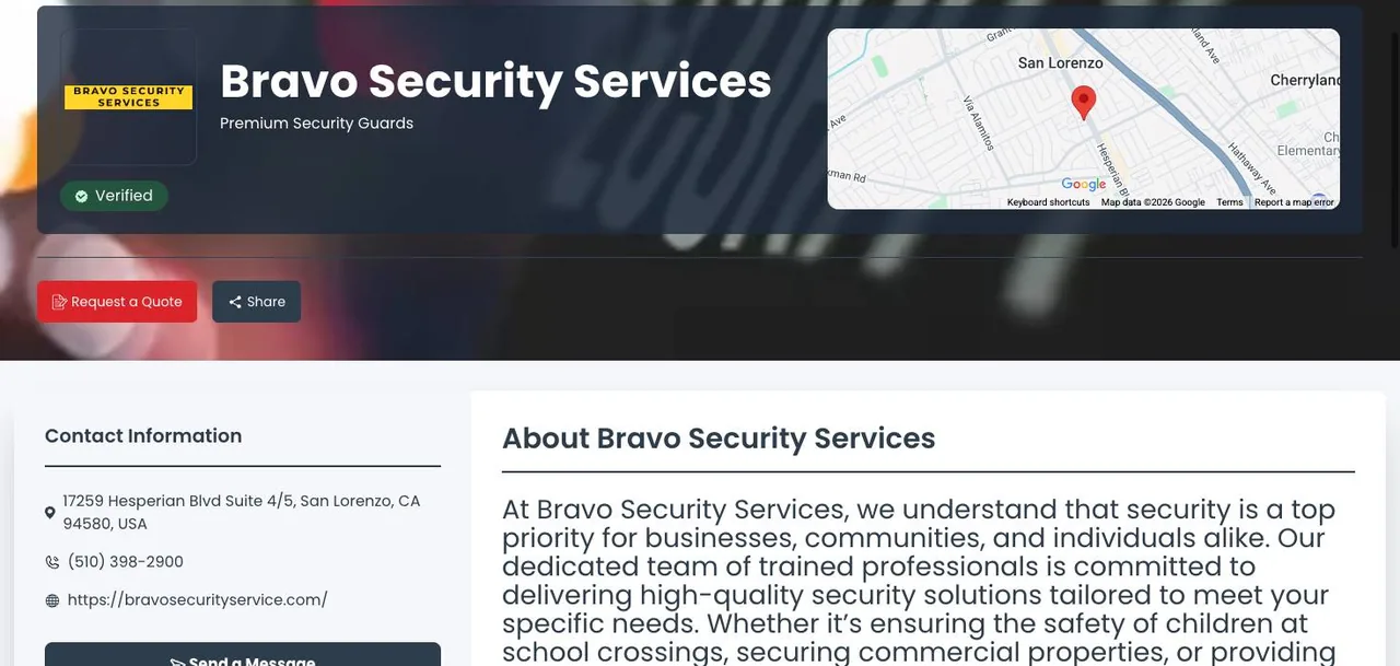 Bravo Security Services cover