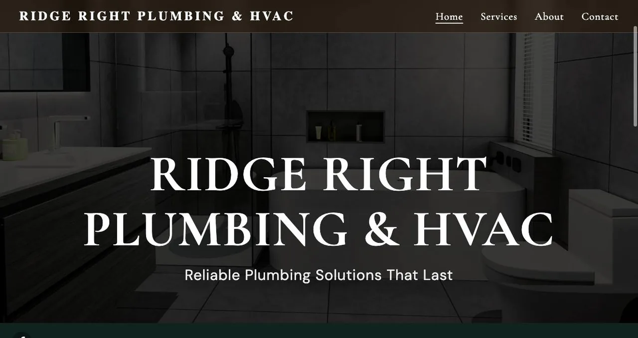 Ridge Right Plumbing & HVAC cover