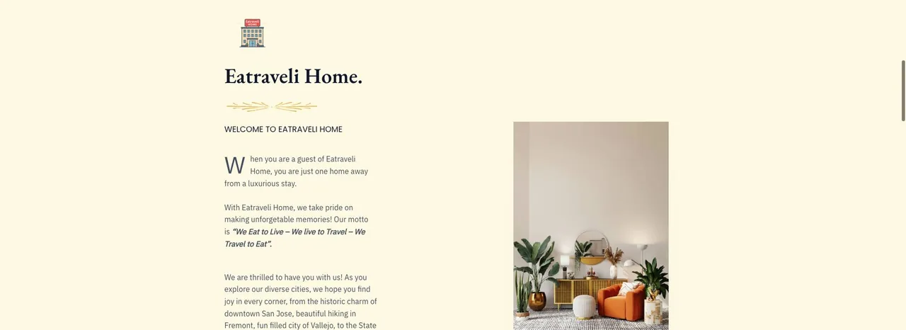 Eatraveli Home, LLC cover